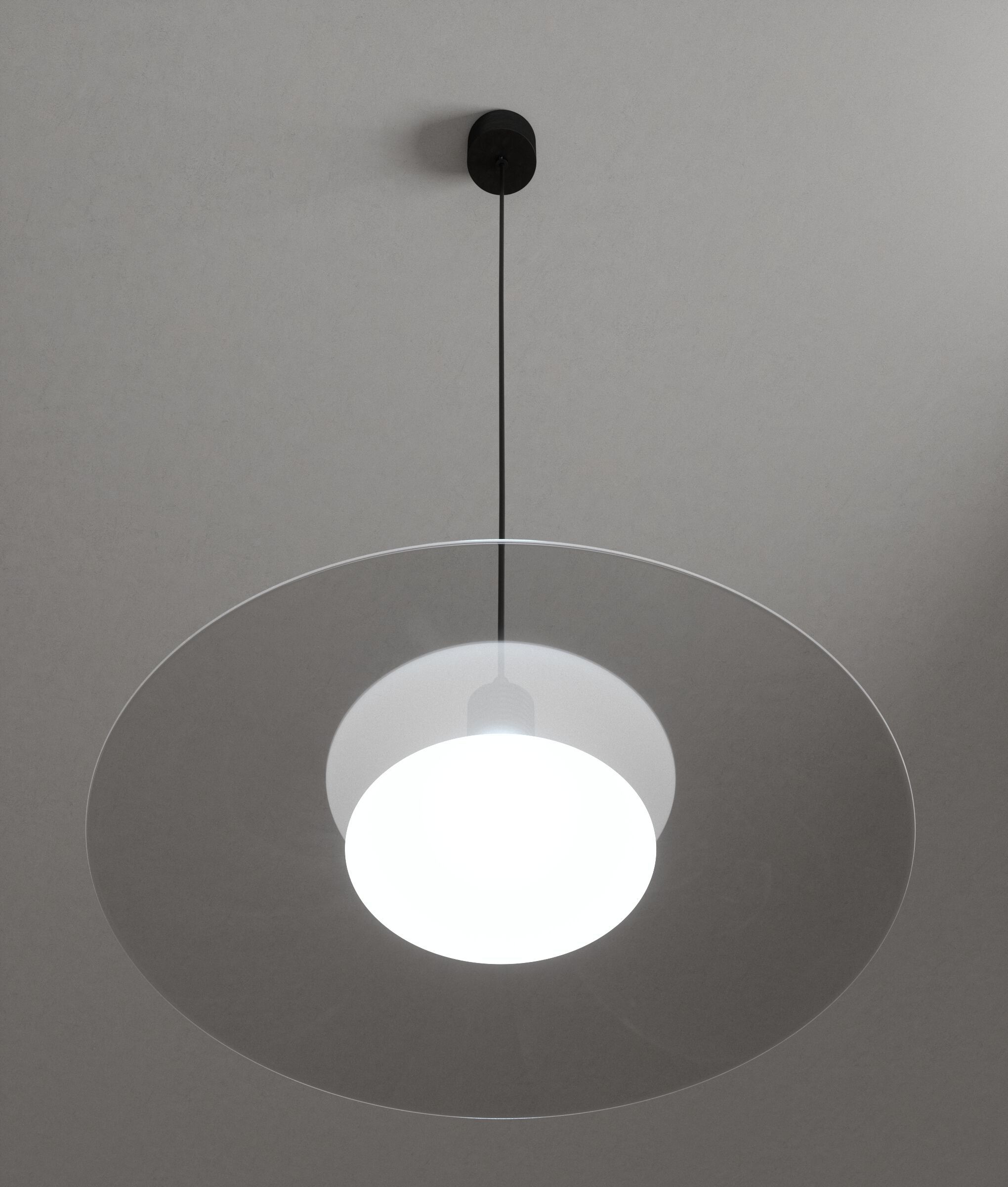 Стеклянный светодиодный подвесной светильник Cangini & Tucci Hydra ARCH-00052773 - Вид №3