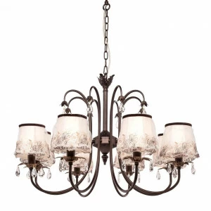 Подвесная люстра Silver Light Laura 718.59.8 SILVER LIGHT ДИЗАЙНЕРСКИЕ, LAURA CHOCOLATE 185998 Белый