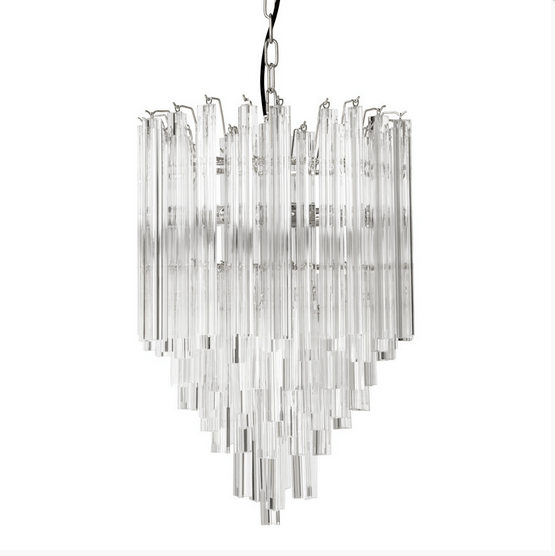 Люстра Salerno от Eichholtz прозрачная 109533 EICHHOLTZ ДИЗАЙНЕРСКИЕ, EICHHOLTZ 060647 Прозрачный  - Вид №1