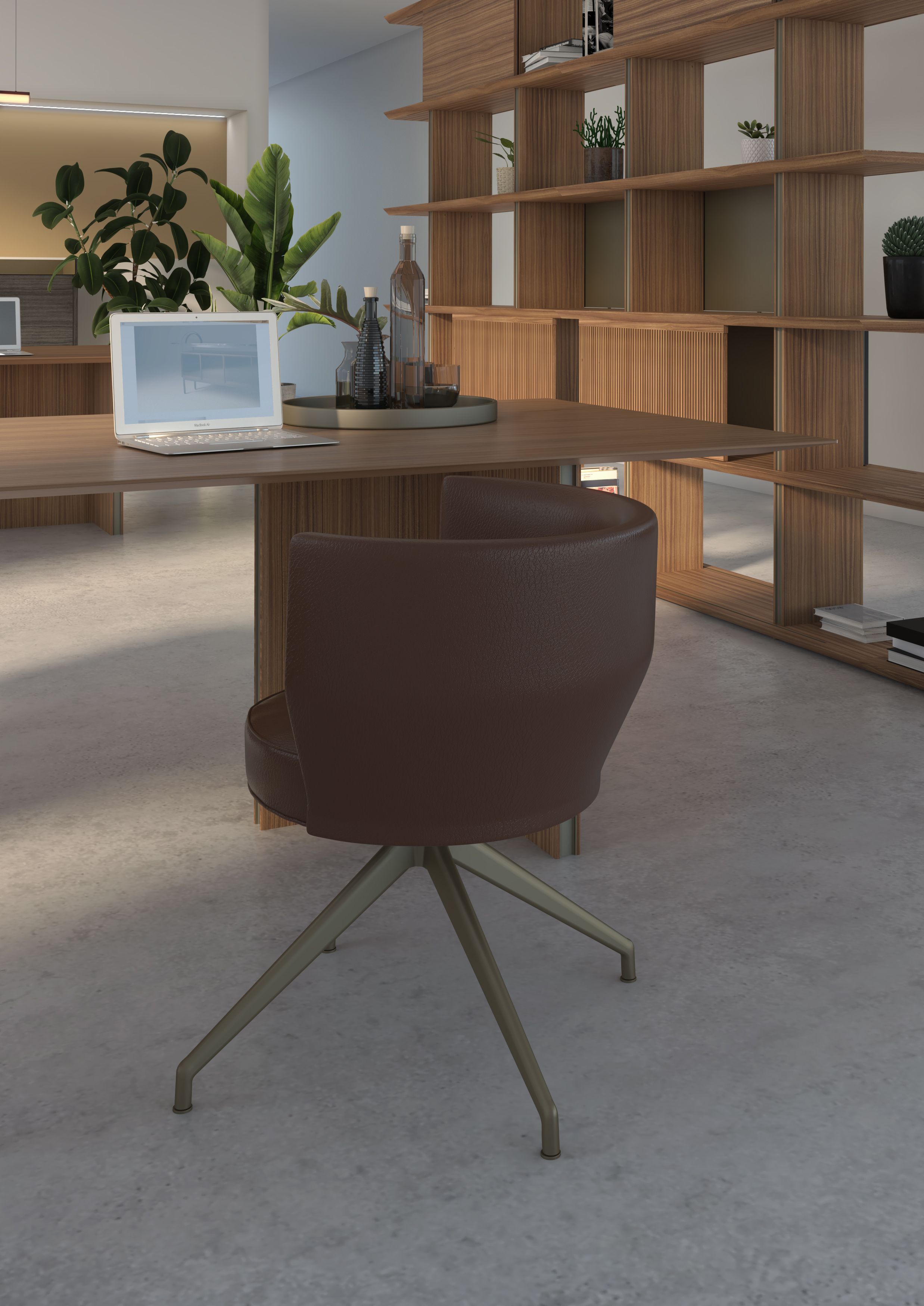 Мягкий стул с подлокотниками Punt Sena ARCH-00005061 - Вид №2