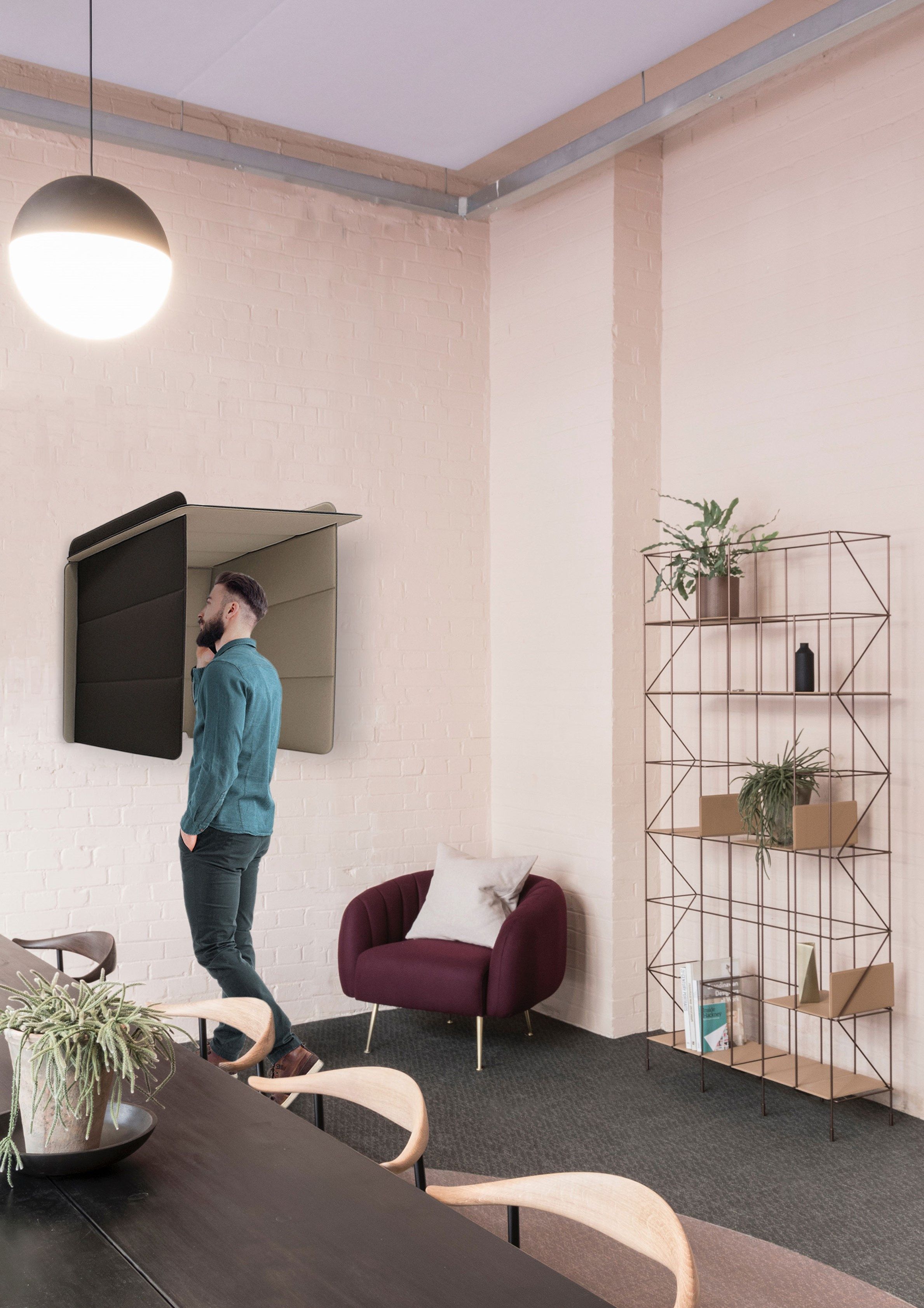 Настенная телефонная будка Slalom ECOrange ARCH-00043606 - Вид №1