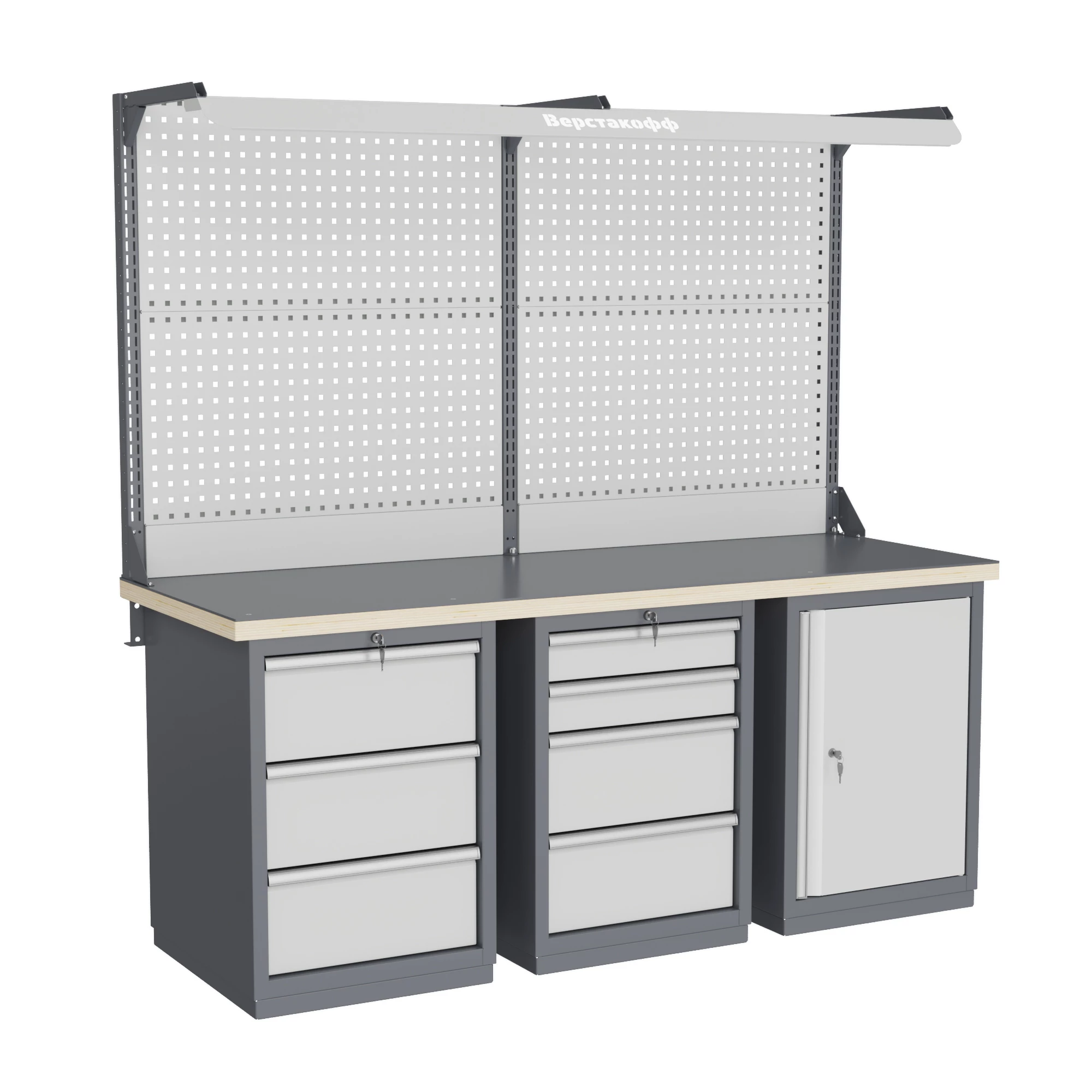 Верстак слесарный FBK 205.347-2F Верстакофф 216274