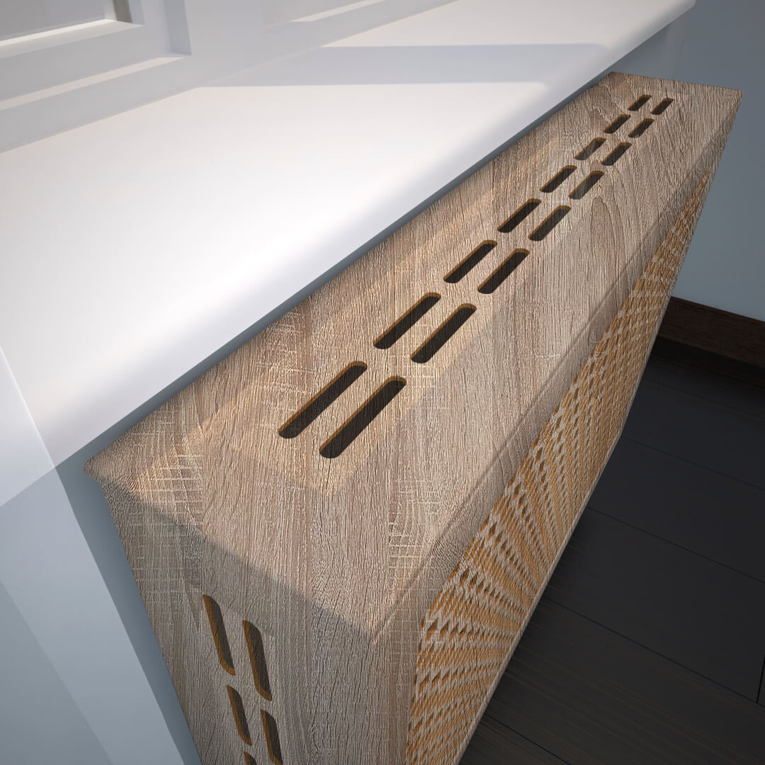 Крышка для экрана 90 см универсальная дуб винтаж STELLA Standart STSR-1064