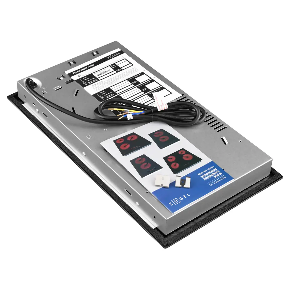 Стеклокерамическая варочная панель Zugel ZEH293B 29x5.2x52 см 2 конфорки цвет черный STLM-2109398 - Вид №5