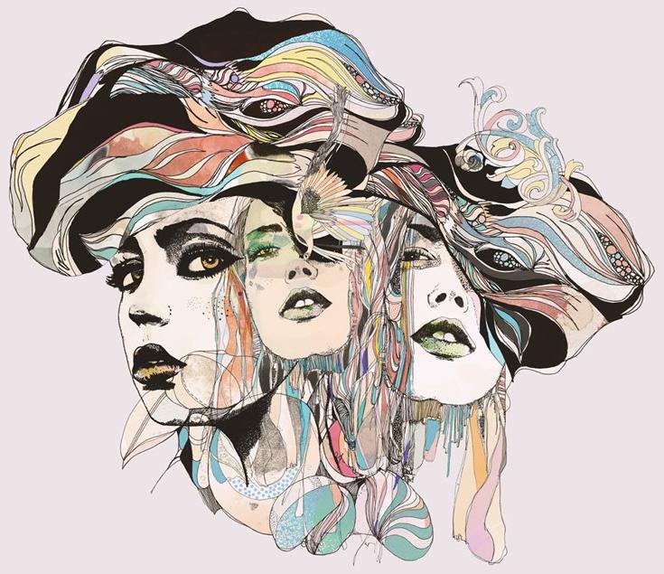 MOMENTI Авторский художественный принт Crazy home paintings Gi-029 - Вид №1