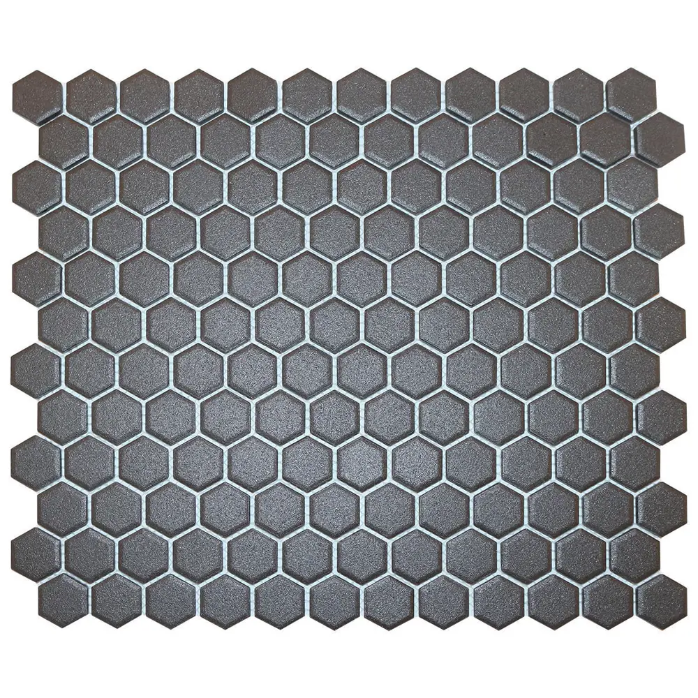 Мозаика фарфоровая Artens Hexo 30x26 см цвет черный 81971419 STLM-2115228  - Вид №1