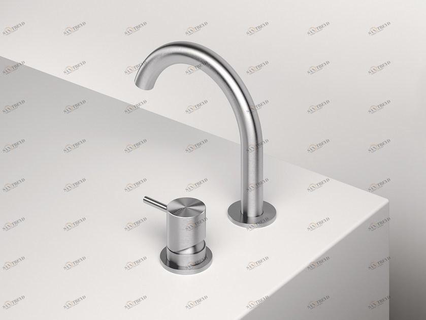 ZAZZERI Смеситель для умывальника из нержавеющей стали с регулируемым изливом Z316 sun-id-1444821