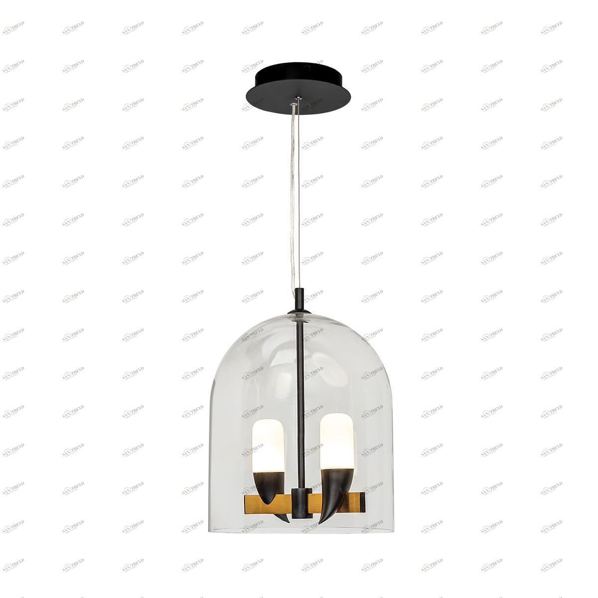 Подвесная светодиодная люстра Loft IT Whisper 1028-2BL LOFT IT ДИЗАЙНЕРСКИЕ, WHISPER 279889 Черный 