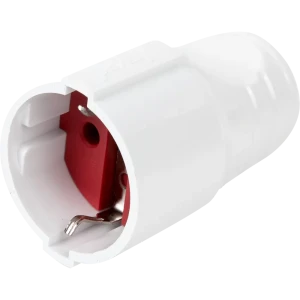 Розетка Lezard с заземлением 16А - белая классика для вашего дома 12240917