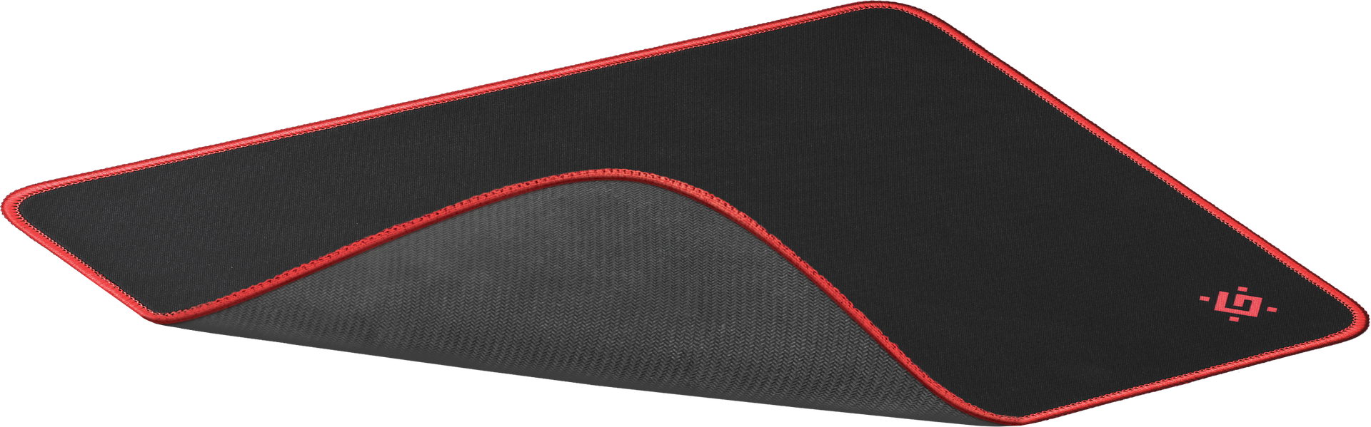 50560 игровой коврик black m 360x270x3 мм, ткань+резина Defender Santreyd  - Вид №2