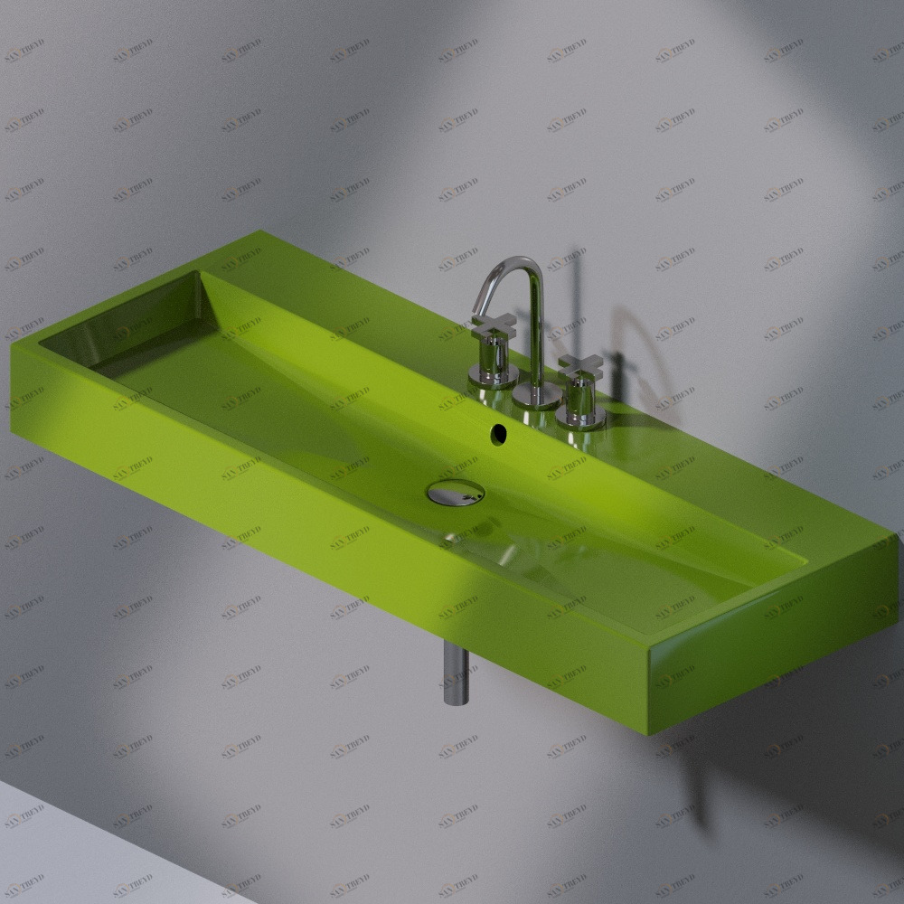 L279T1R3V4.121 Подвесная раковина настенная прямоугольная A. e T. Italia Tank AeT ITALIA