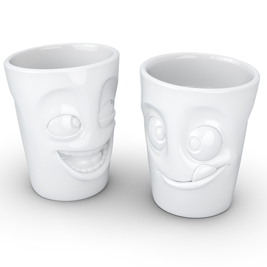 T01.29.01 Набор из 2 кружек tassen joking & tasty 350 мл белый Tassen by FIFTYEIGHT PRODUCTS  - Вид №3