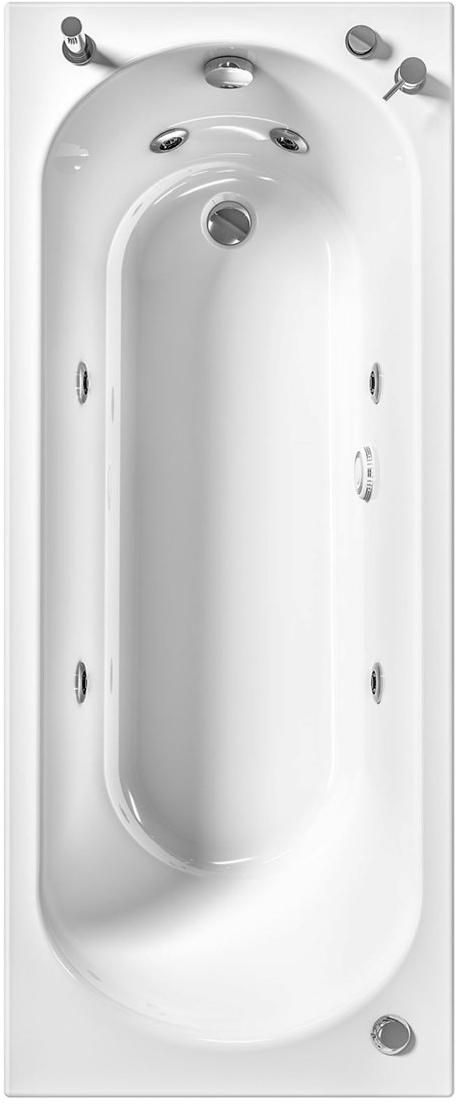 Albatros Прямоугольная акриловая ванна с гидромассажем  01id33bs; 01id13bs  - Вид №4