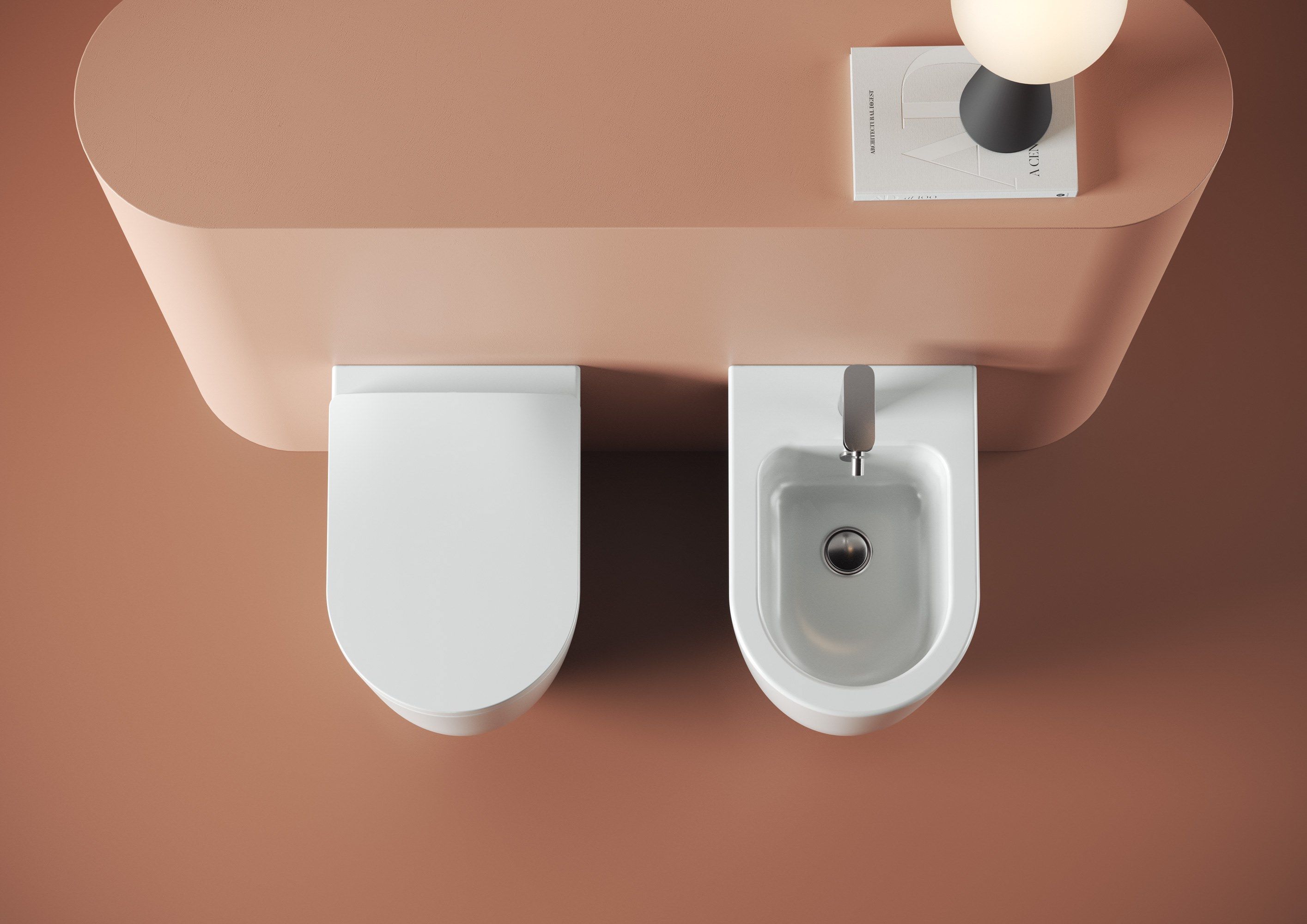 Керамическая настенная проволока для биде ArtCeram Моне ARCH-00080618 - Вид №3