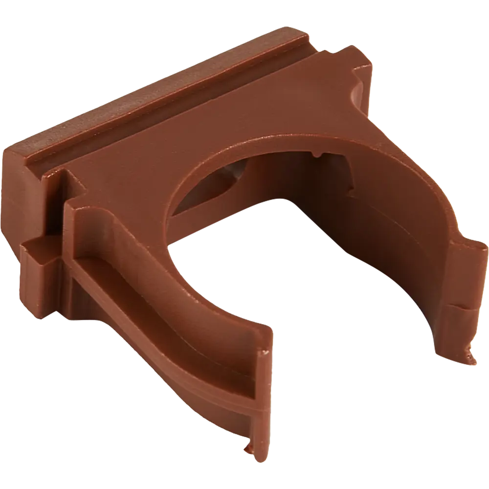 Крепеж-клипса Santreyd для труб 20 мм, цвет бук, 10 шт 88582228 STLM-1503085