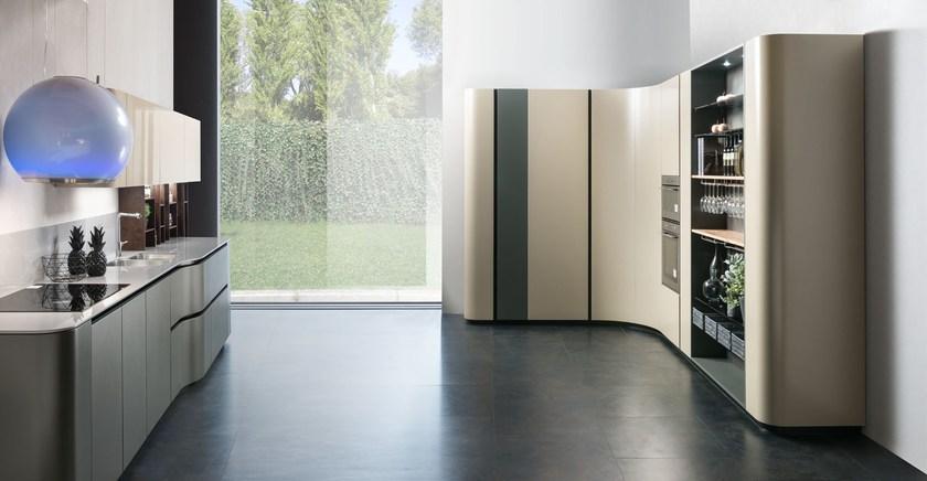 Floritelli Cucine Линейная кухня из dekton® Andromeda curvy sun-id-1404396 - Вид №4