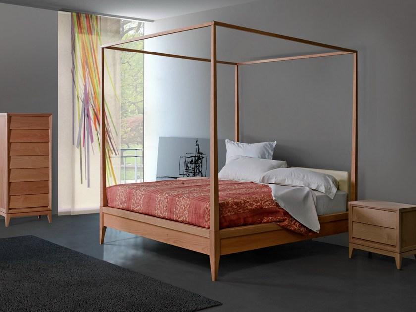 Morelato Прикроватная тумбочка из вишневого дерева с ящиками '900 Art. 1361 - Вид №1