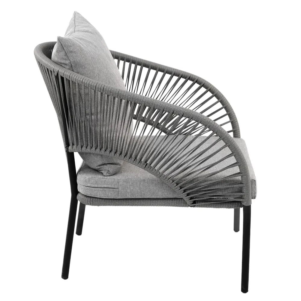 Santreyd Luna: садовый комплект с диваном, креслами и стеклянным столом 89351760 STLM-0955117 - Вид №5