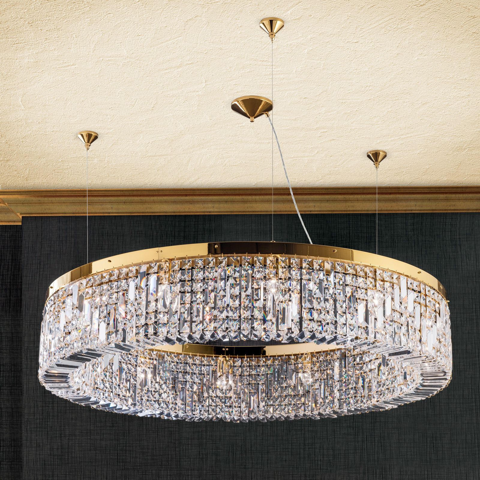 Подвесной светильник с кристаллами Orion кольцо ARCH-00119165 - Вид №5