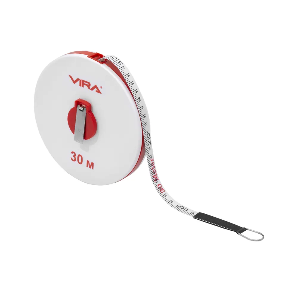 Геодезическая рулетка Vira 30 м с фиберглассовой лентой 84256238 STLM-0047596