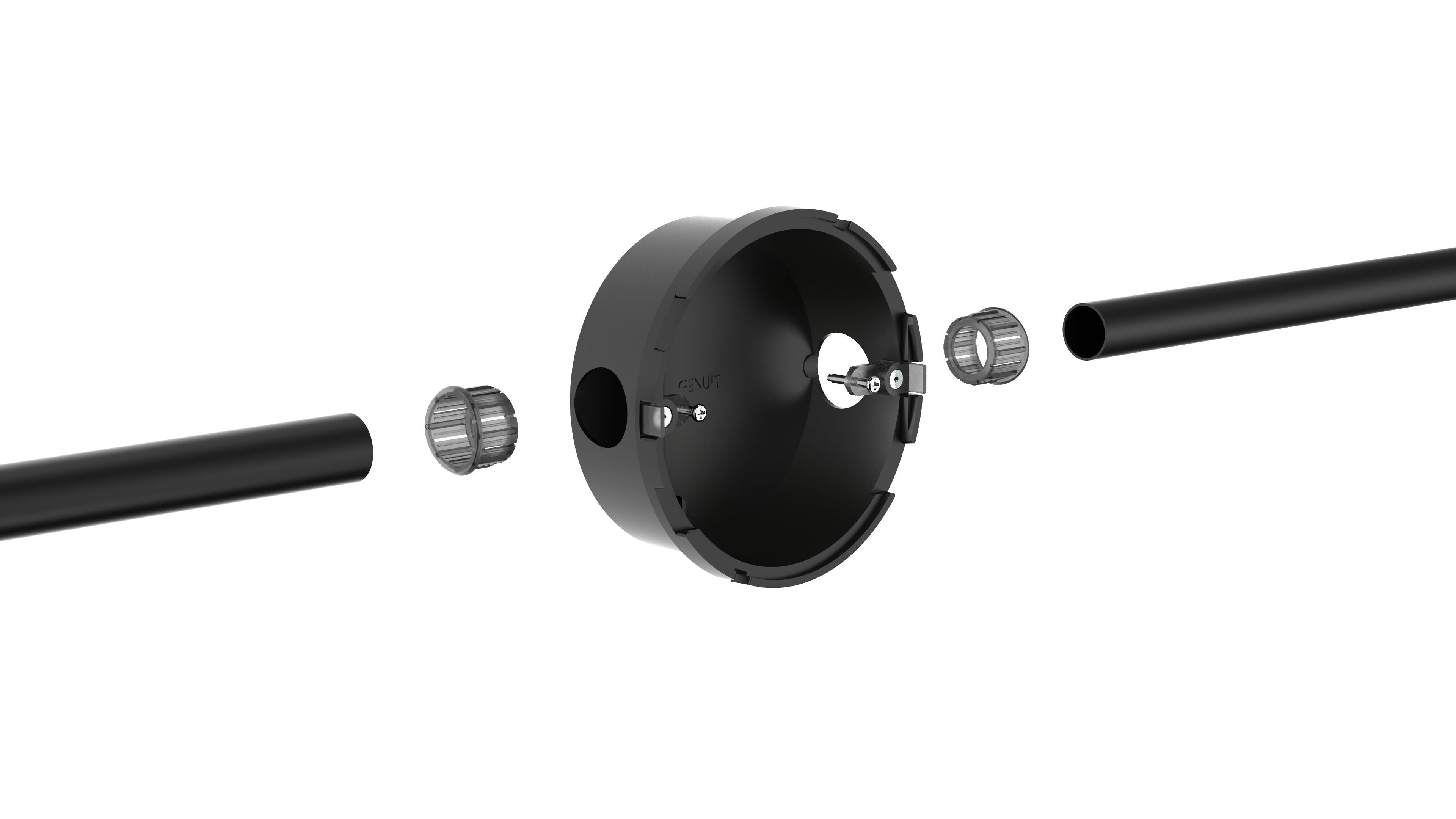 Окрашенная алюминиевая электрическая коробка Genuit Corten ARCH-00121917 - Вид №3