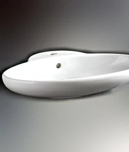 LA67 Накладная раковина на столешницу  овальная IL TEMPO DEL