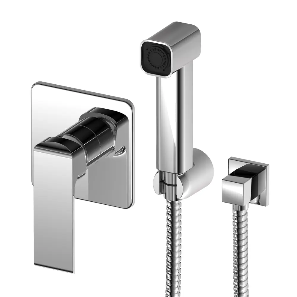Гигиенический душ Esko Nant 5IN1Chrome набор со смесителем цвет хром 89359333 STLM-2092799 