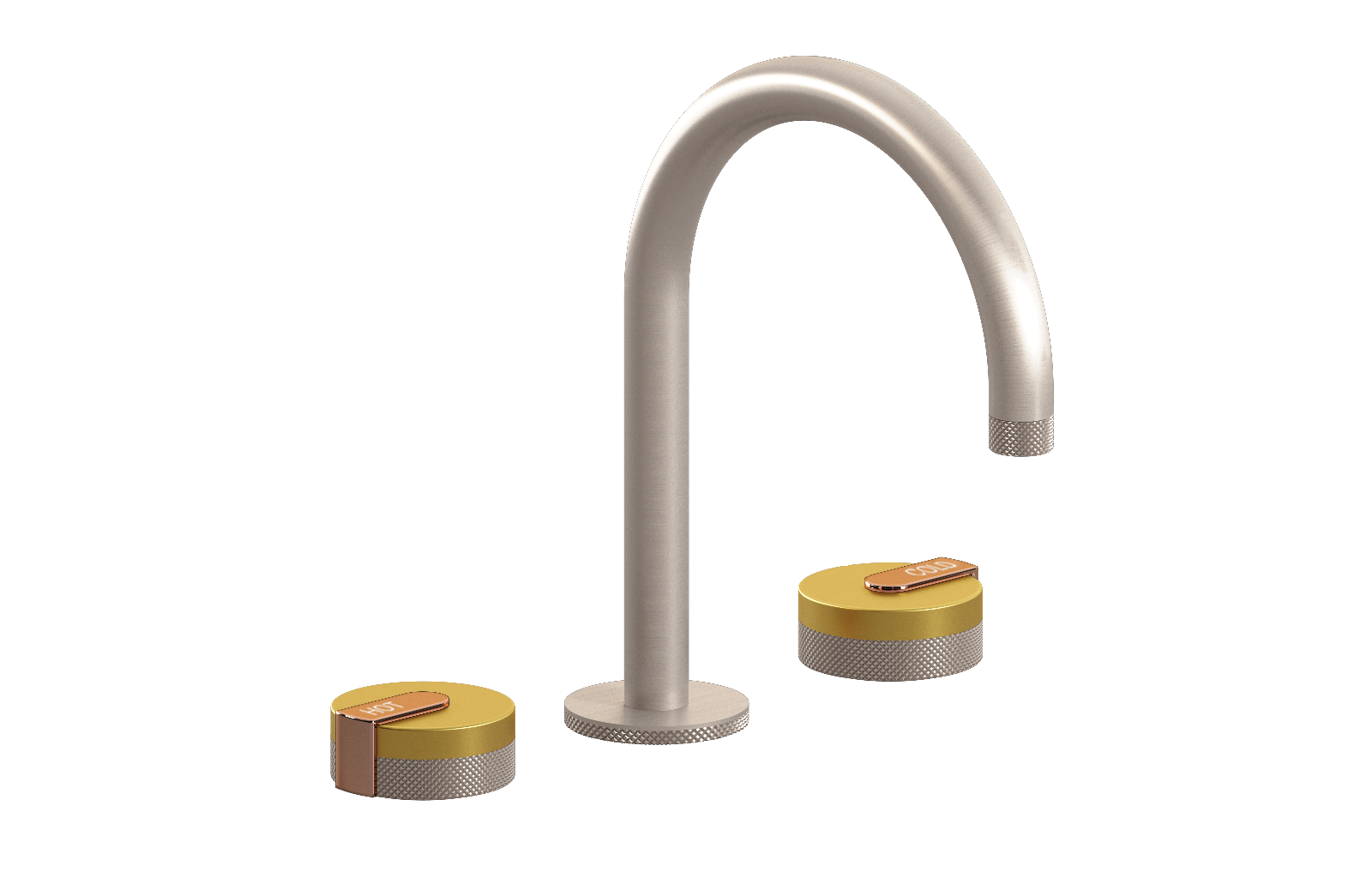 E-11512-R1BAU-L1RG-SN Смеситель для умывальника на 3 отвертия GRAFF MOD+