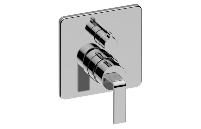 E-17040-LM40N-T 3/4” concealed shower mixer and diverter with 2 outlets - Trim only GRAFF Immersion