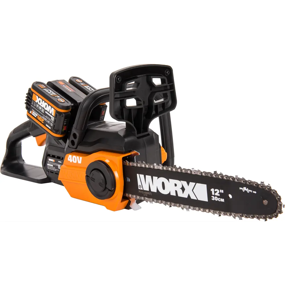 Аккумуляторная пила Worx WG381 40 В шина 30 см АКБ (2 шт) и ЗУ (двойное) в комплекте 83014949 STLM-2020163  - Вид №3