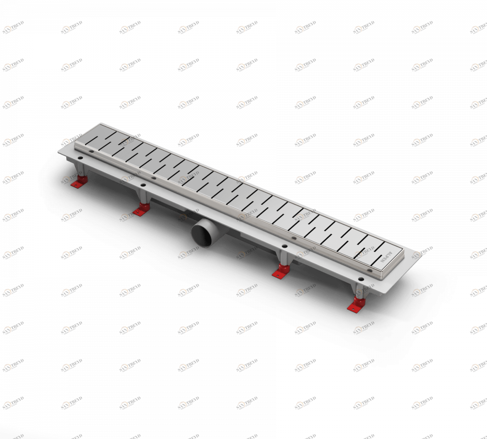 Водоотводящий желоб ALPEN Medium ALP-750MN1 с рамкой 
