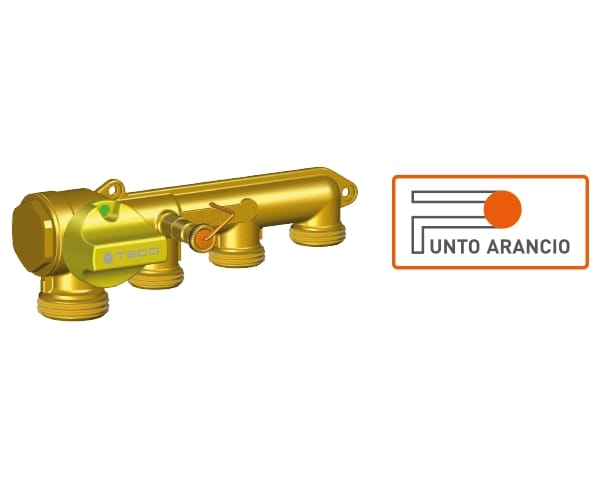 Распределительный коллектор с одним перехватом на 3 выхода TECO ARCH-00076633 - Вид №1