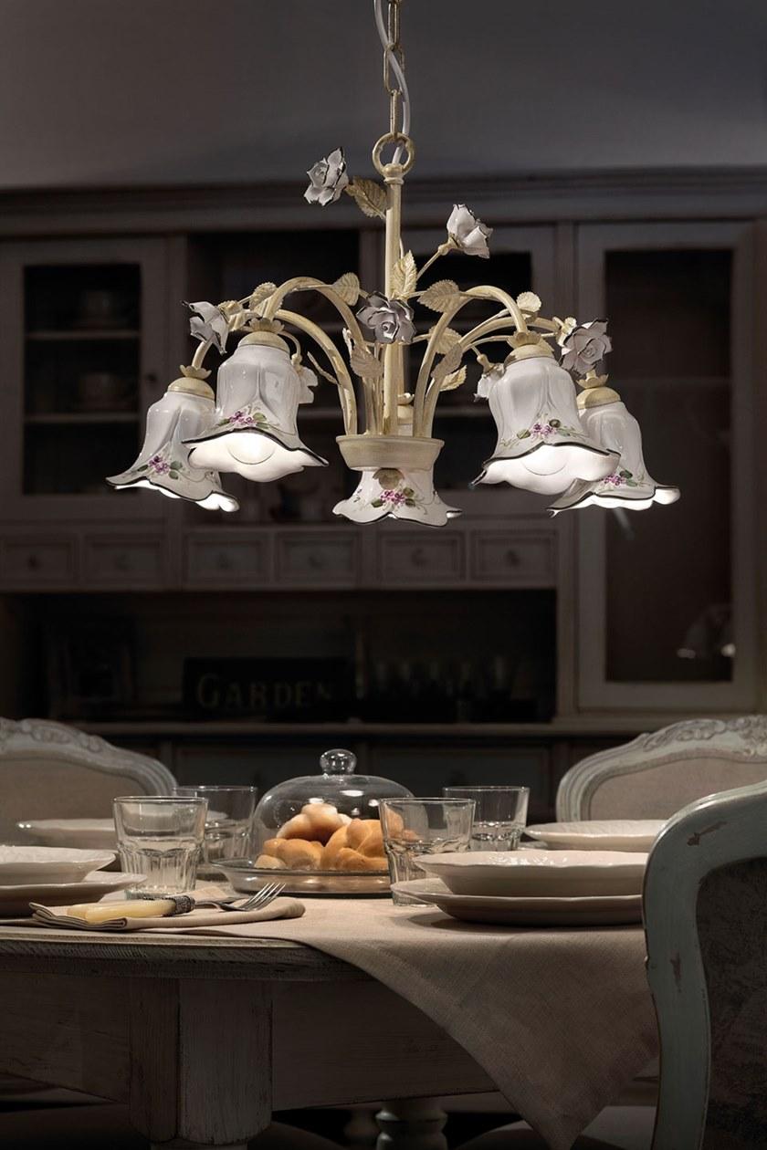 FERROLUCE Керамическая люстра Pisa C1205-5/8 - Вид №2