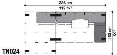 B&B Italia Модульный тканевый диван Tufty-too sun-id-1436231 - Вид №20