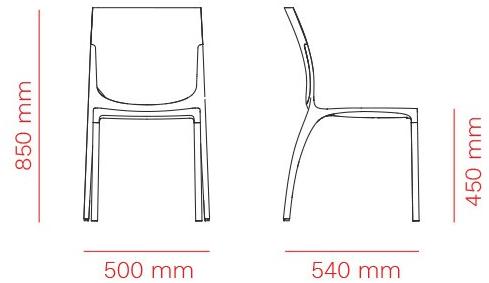 Mara Штабелируемый стул из поликарбоната  4000  - Вид №6