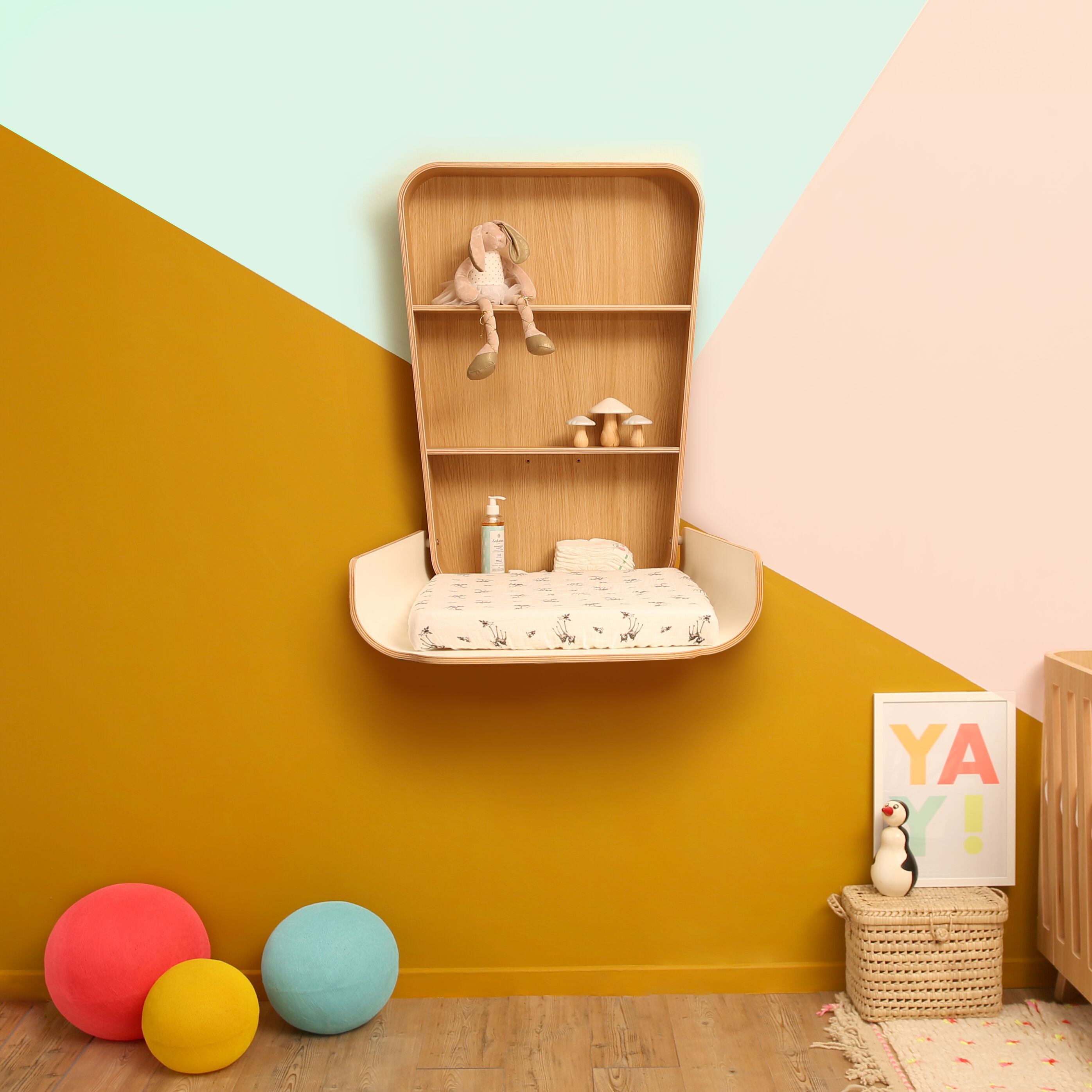 Деревянный трансформируемый пеленальный столик Charlie Crane Noga ARCH-00104046 - Вид №6