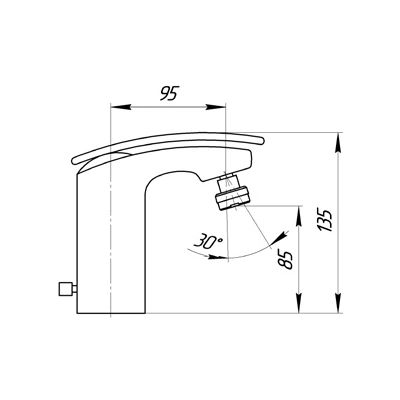 ML.FLO-7086.CR Cмеситель Migliore Flo - Вид №1