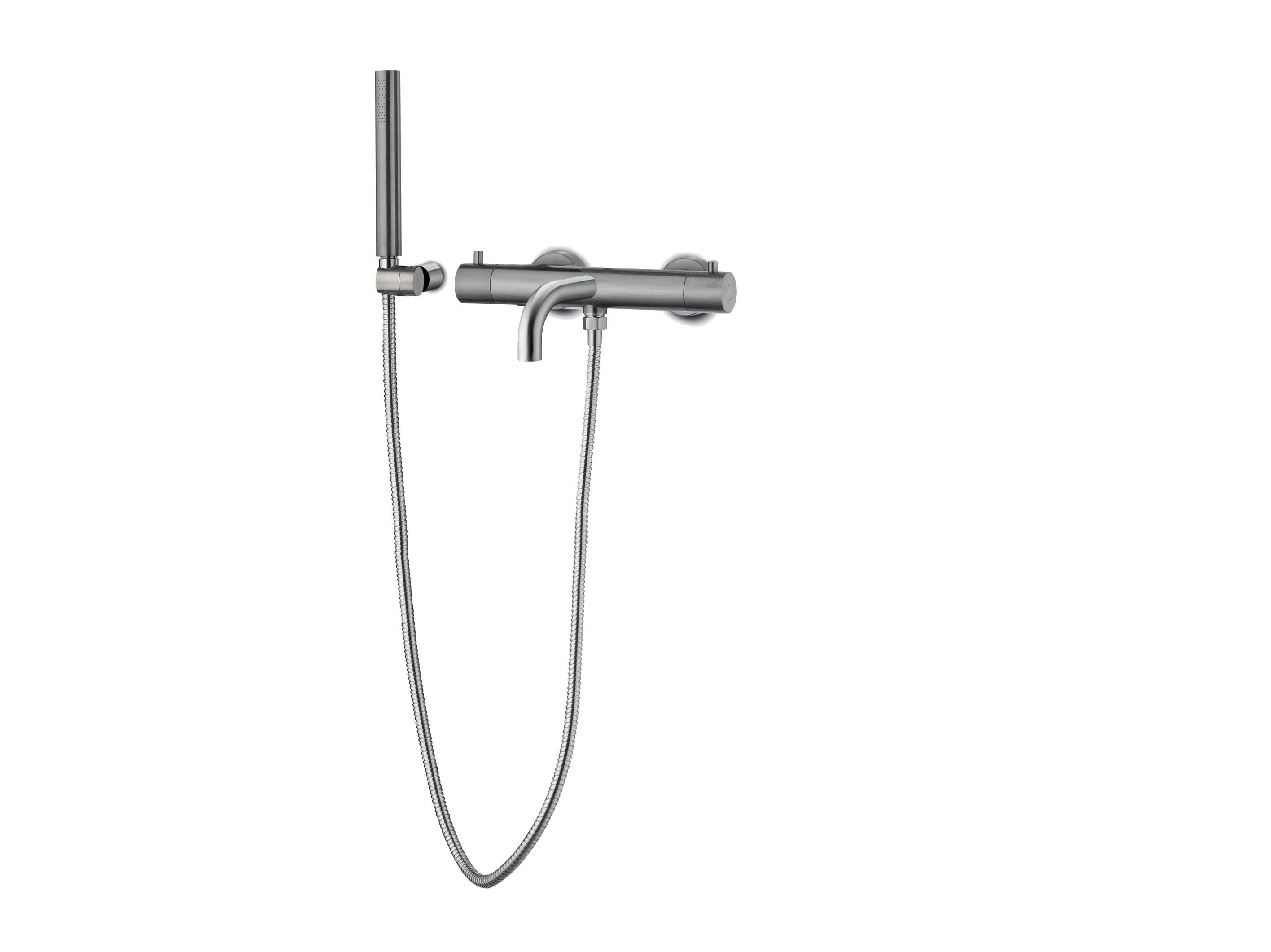 Термостатический смеситель для ванны из нержавеющей стали с ручным душем JEE-O Slimline ARCH-00088704