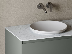 Двойной подвесной умывальник с ящиками