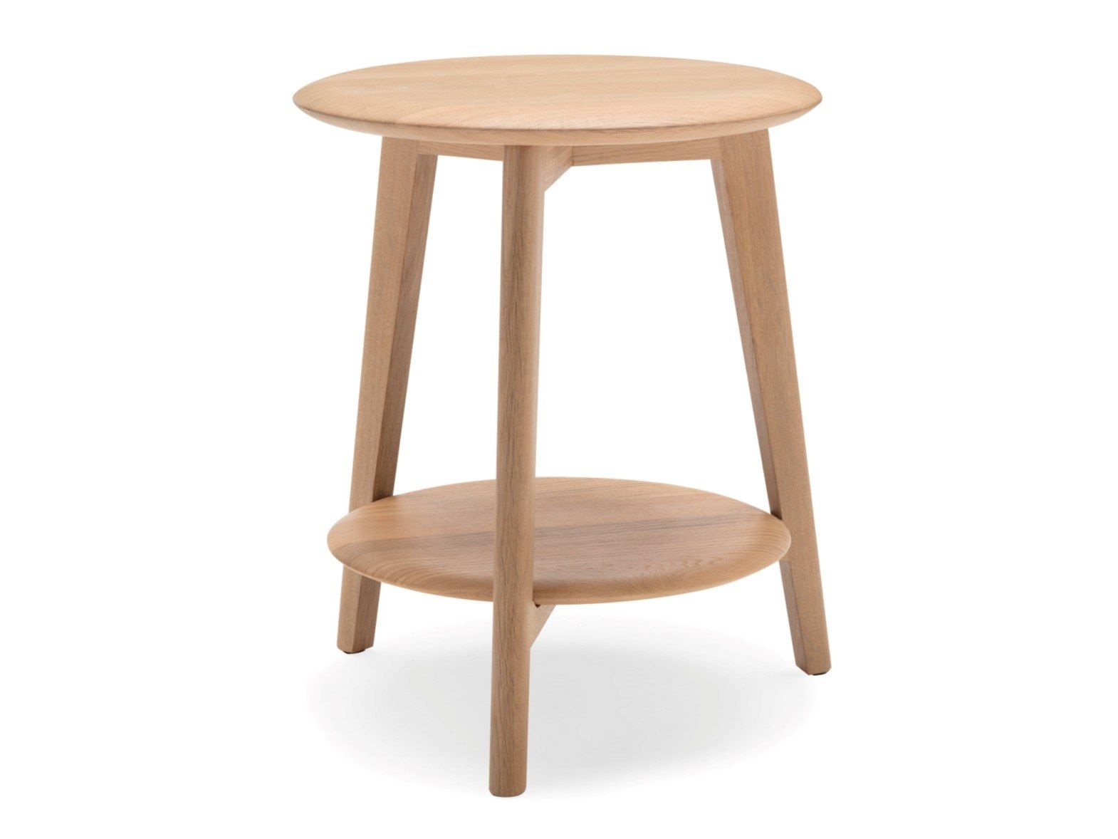 Высокий круглый журнальный столик из массива дерева Rolf Benz ROLF BENZ 910 ARCH-00036712 - Вид №1