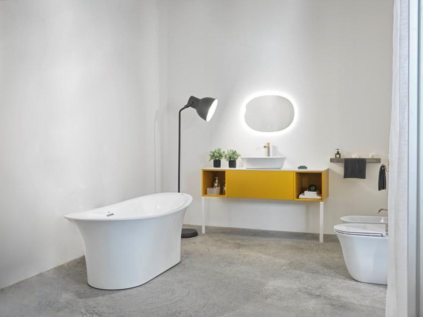 Mocu157laoc Мебельная консоль со структурой и мебельным шкафом под установку раковины GSG CERAMIC Mobili  - Вид №1