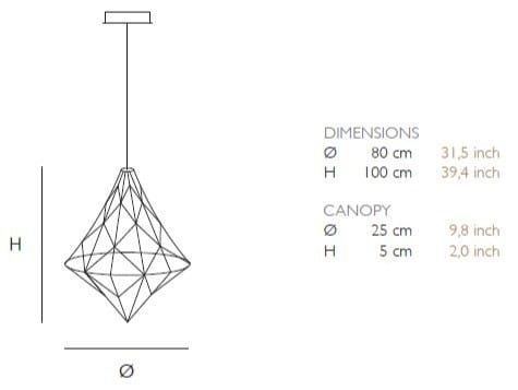 Никель светодиодный подвесной светильник Quasar Nobilis ARCH-00077417 - Вид №3