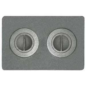 Плита для печи П2-7с двумя отверстиями для конфорок