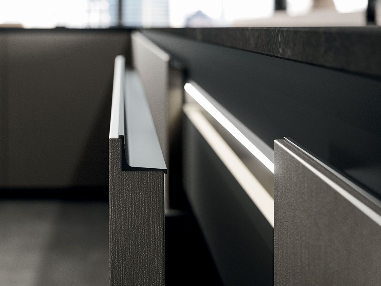 Встроенная кухня с полуостровом Arrital Ak_Project ARCH-00032864 - Вид №9