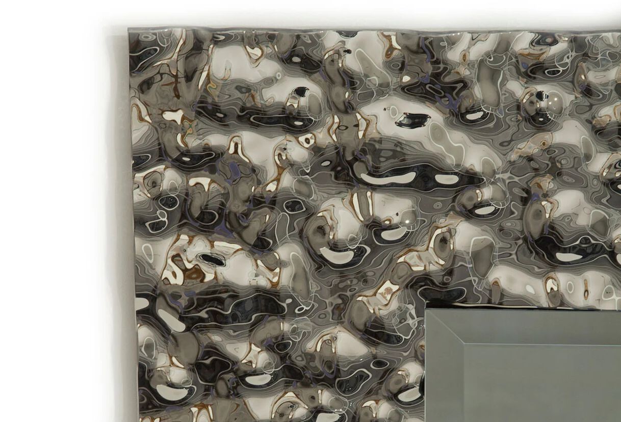 Квадратное настенное зеркало с рамкой PlusObject SQUARE ARCH-00125976 - Вид №4