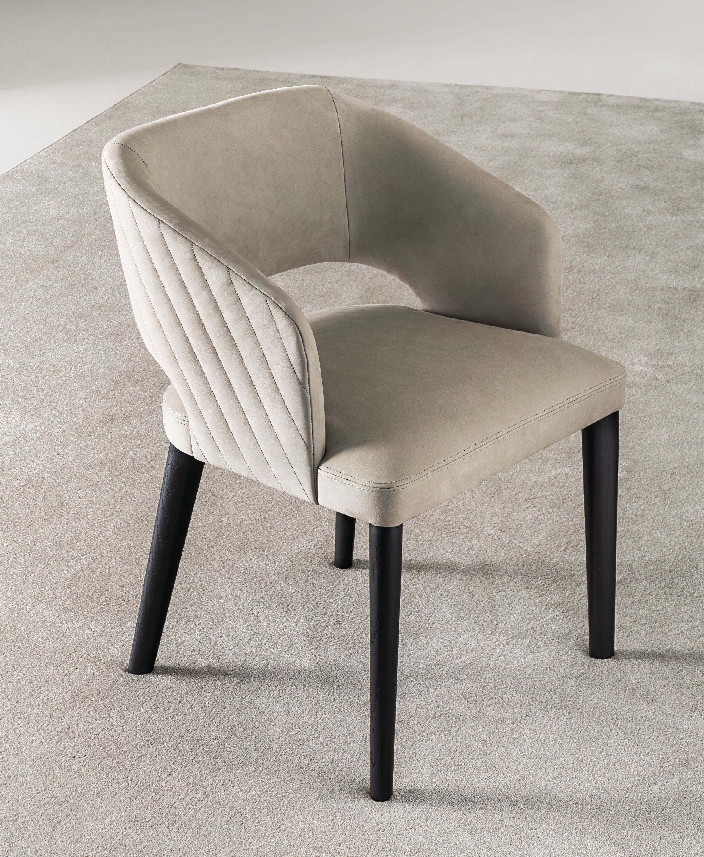 Кожаный мягкий стул с подлокотниками Casamilano Elsa ARCH-00152743 - Вид №7