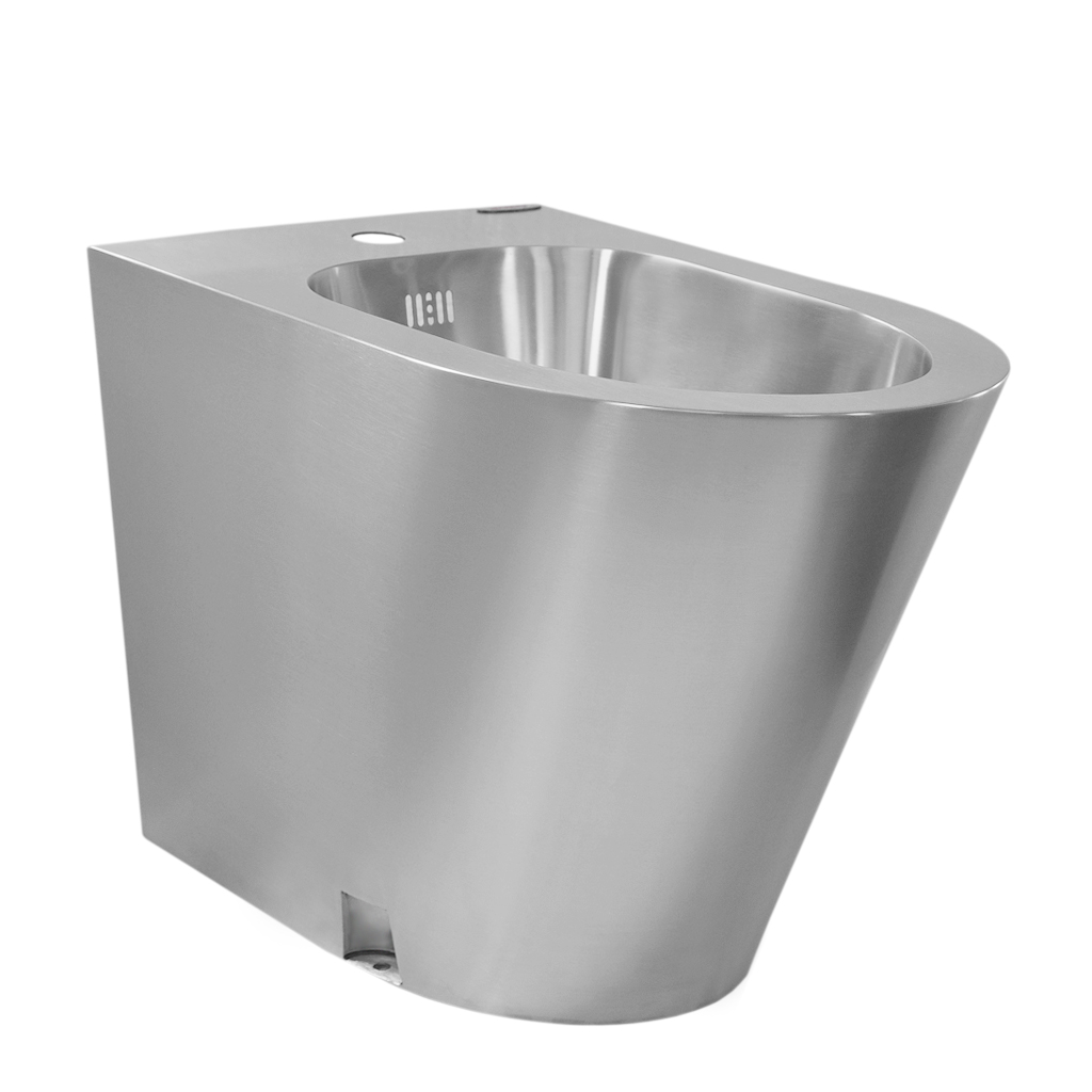 MF-227 Биде напольное из нержавеющей стали Public Steel 