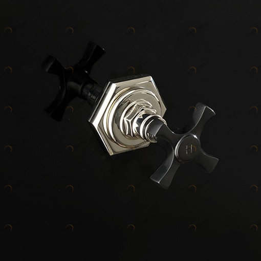 Кран запорный “HOT ” ADJBCS1160H/NK Devon Devon JUBILEE BLACK CROSS Devon&Devon ADJBCS1160HNK