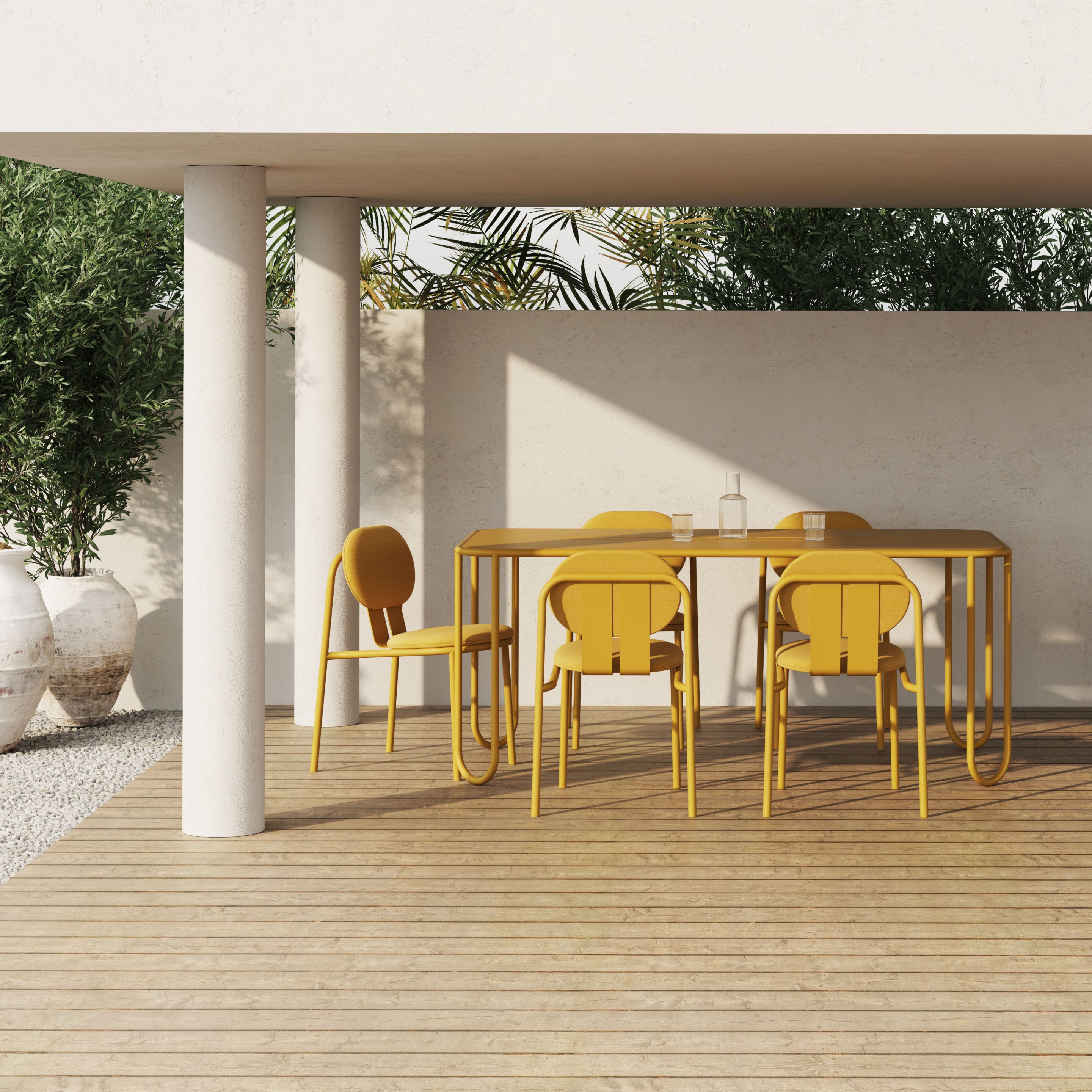 Алюминиевый и тканевый садовый стул Joyf пустыня ARCH-00083805 - Вид №7