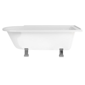 Burlington Душевая ванна Hampton 170 см со стандартными ножками для правой руки Правая рука с периодическими ножками из хрома E14 E9 CHR